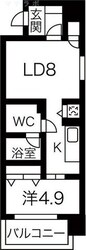 ヴァリエ東別院の物件間取画像